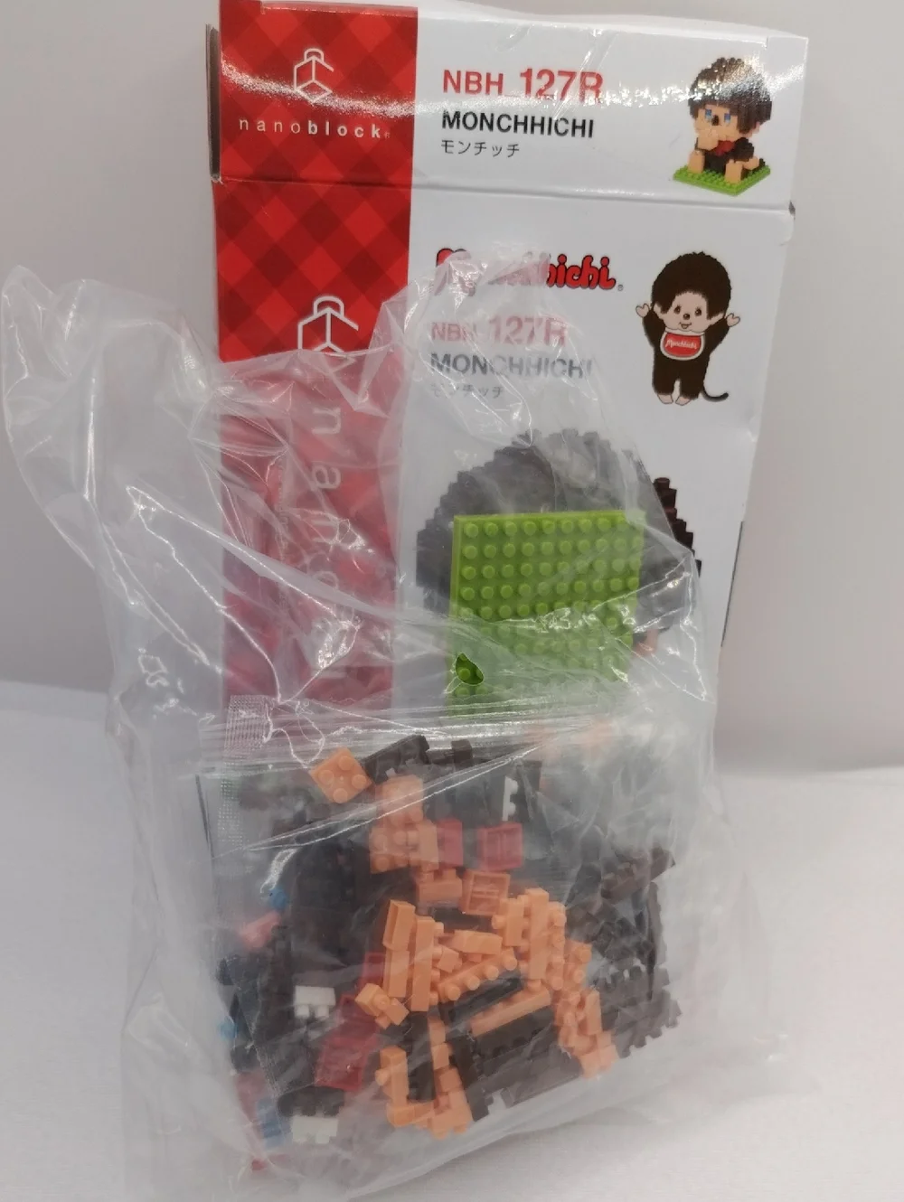 Monchhichi Nanoblock 3D Brick Build Blocks Character Collection 190Pcs *OPEN BOX